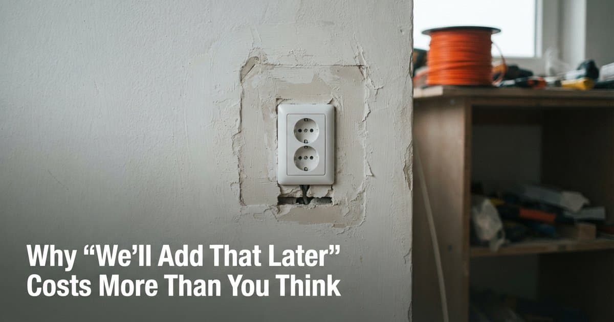 Why "We'll Add That Later" Costs More Than You Think - Architecture | Antbytelabs