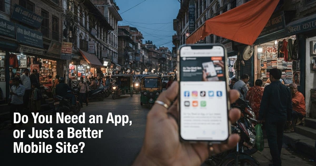 Do You Need an App, or Just a Better Mobile Site? - Strategy | Antbytelabs