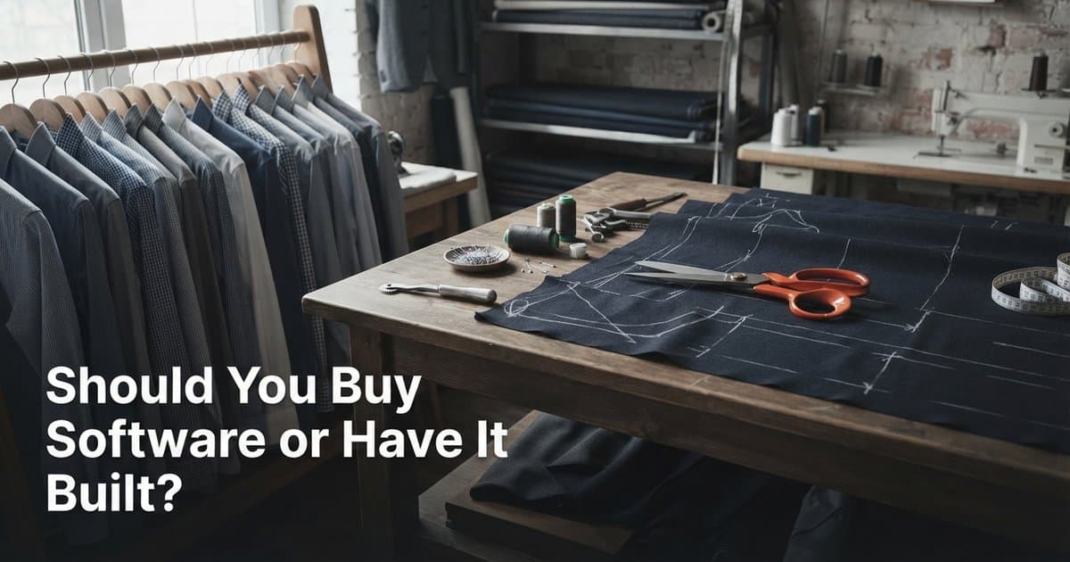 Should You Buy Software or Have It Built?