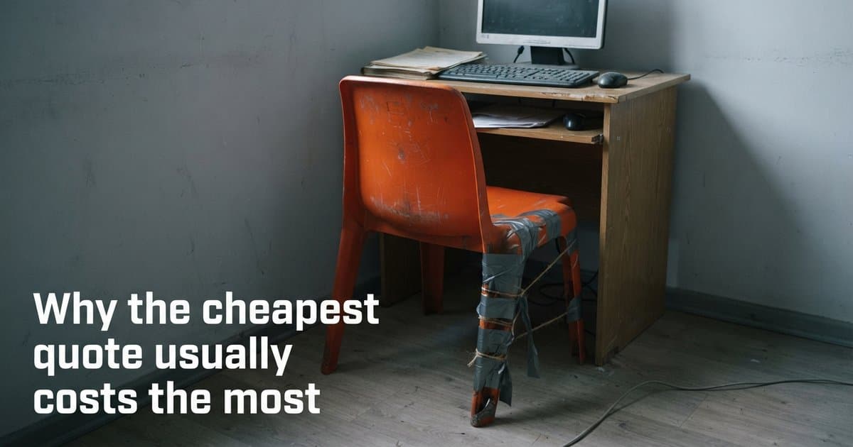 Why the Cheapest Quote Usually Costs the Most - Strategy | Antbytelabs