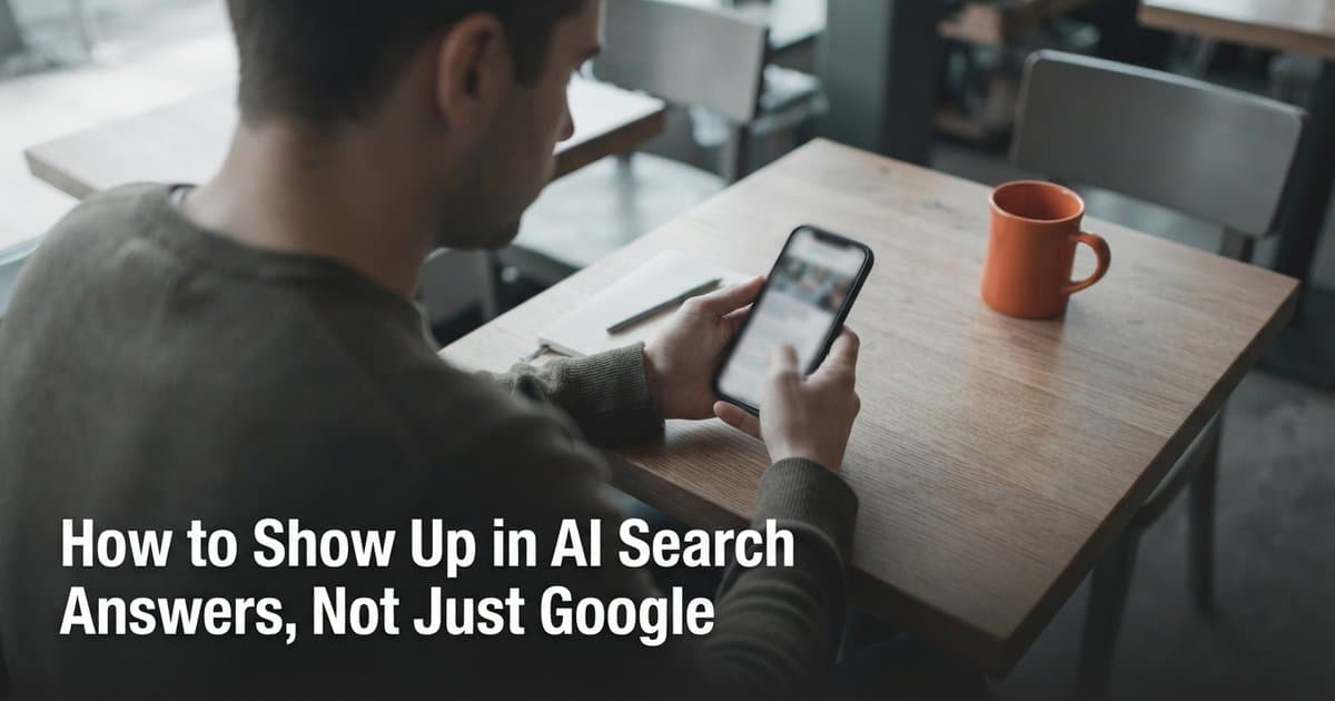 How to Show Up in AI Search Answers, Not Just Google - Marketing | Antbytelabs