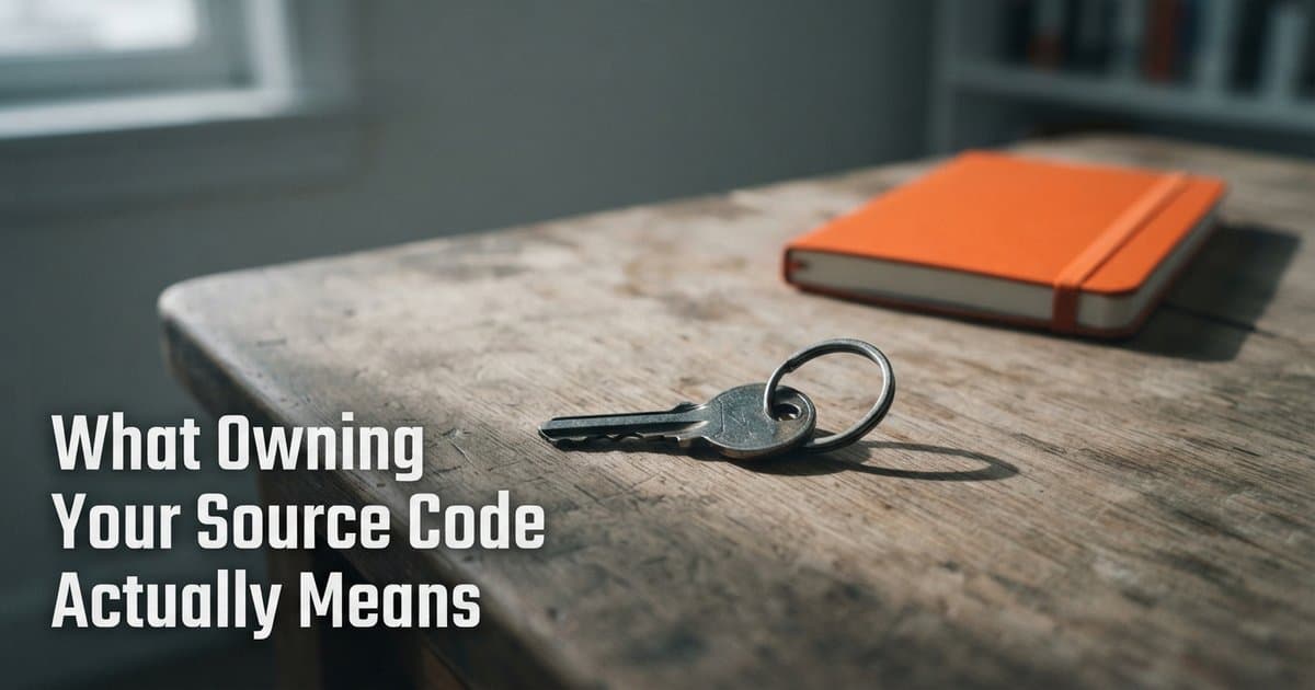 What Owning Your Source Code Actually Means - Strategy | Antbytelabs