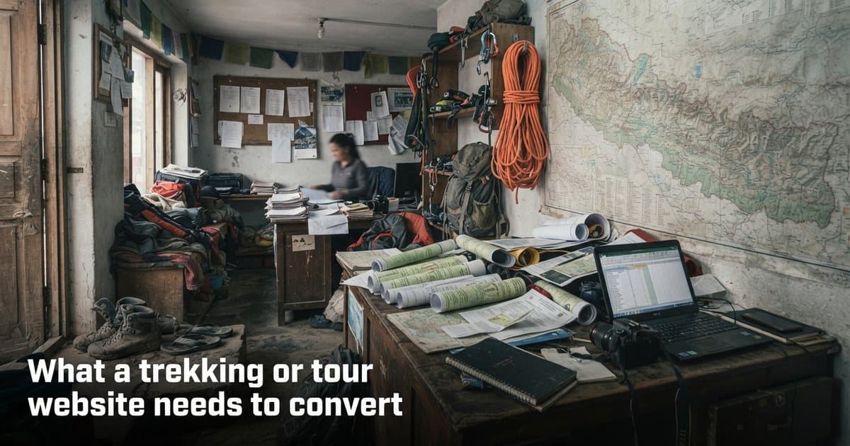 What a Trekking or Tour Website Needs to Convert