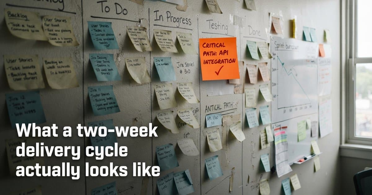 What a Two-Week Delivery Cycle Actually Looks Like - Process | Antbytelabs