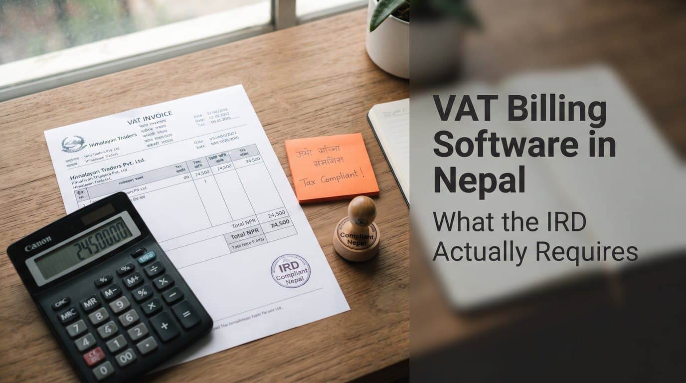 VAT Billing Software in Nepal: What the IRD Actually Requires - Business | Antbytelabs