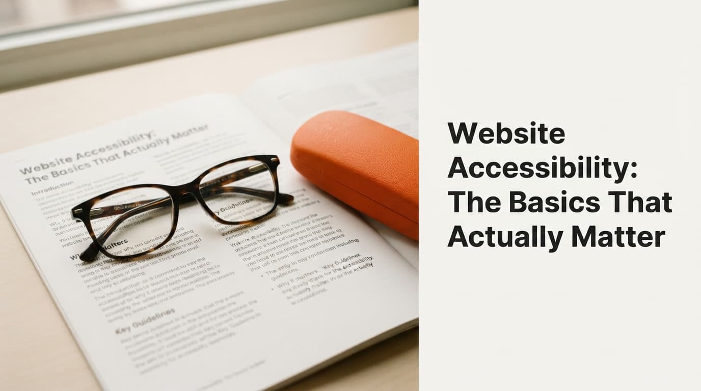 Website Accessibility: The Basics That Actually Matter - Business | Antbytelabs