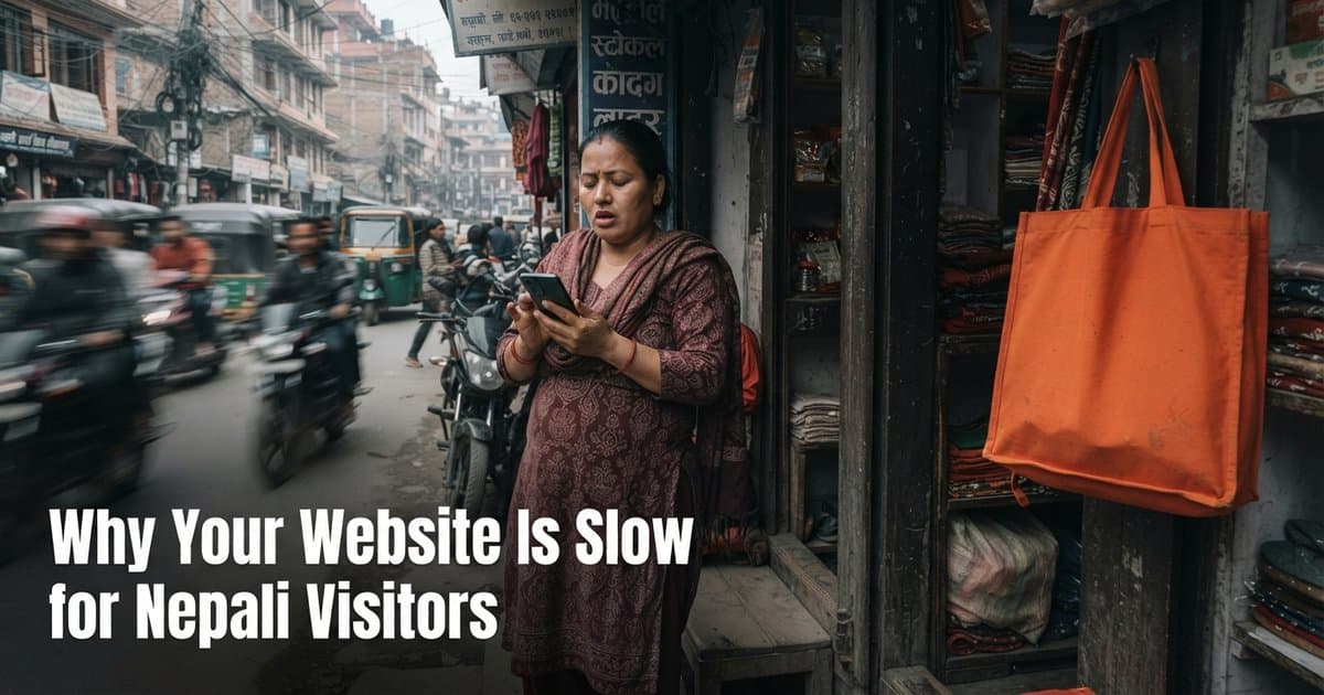 Why Your Website Is Slow for Nepali Visitors - Performance | Antbytelabs
