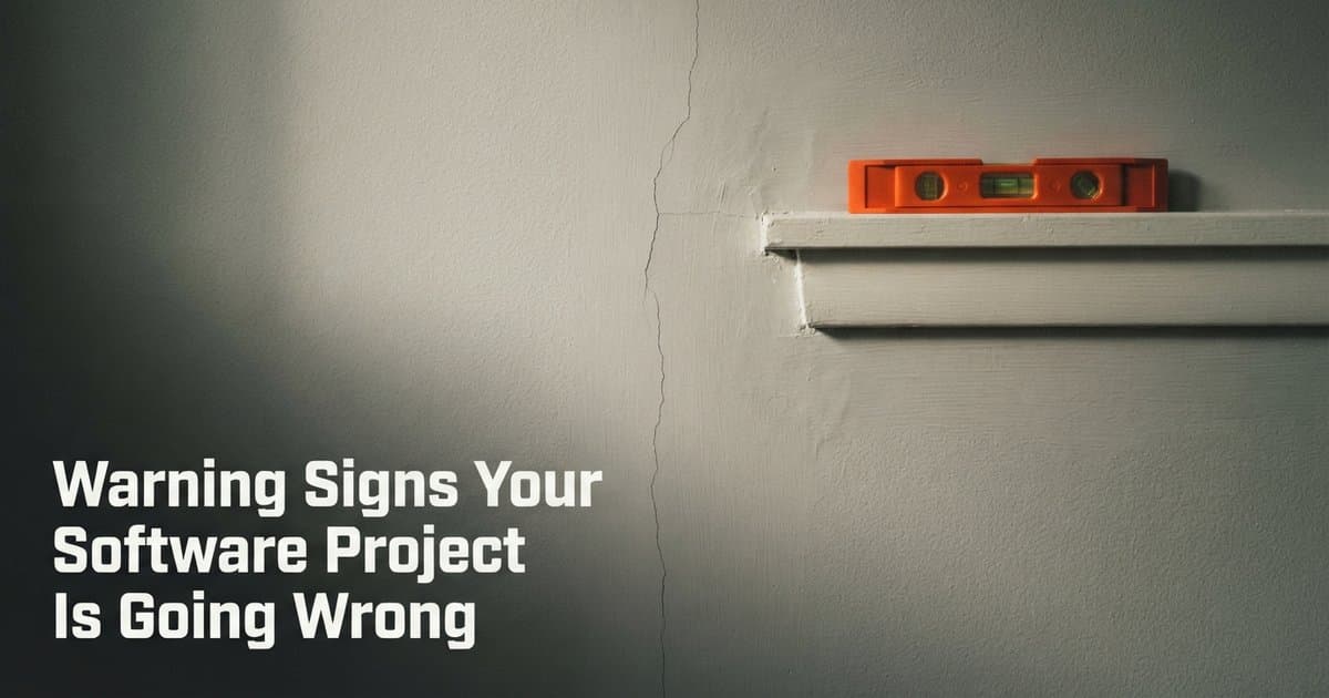 Warning Signs Your Software Project Is Going Wrong