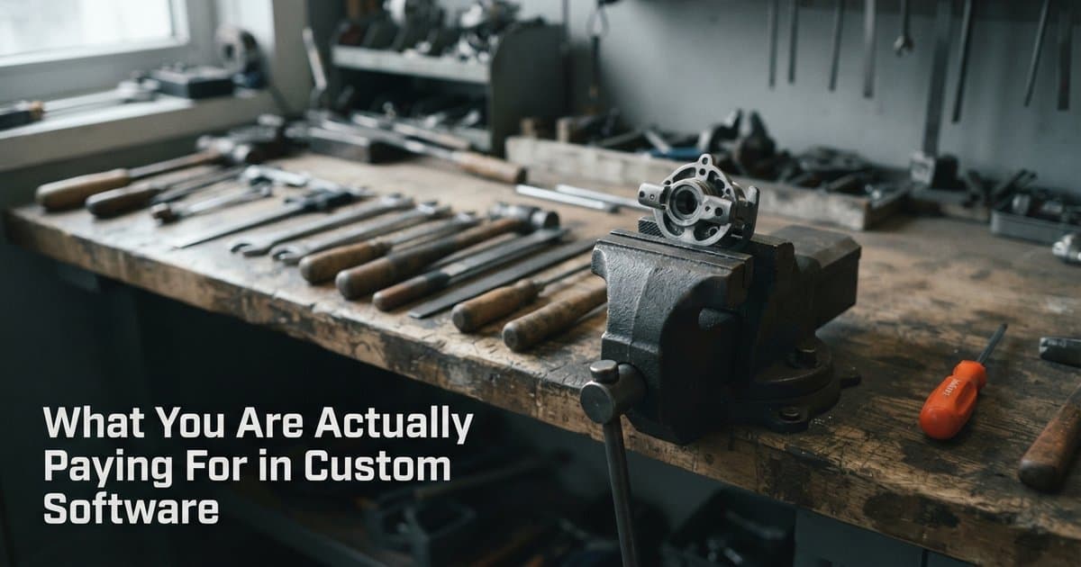 What You Are Actually Paying For in Custom Software